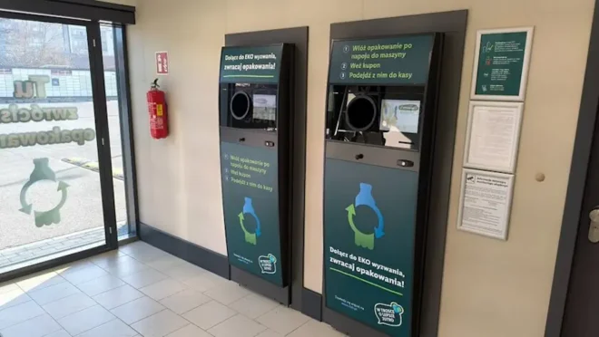 Butelkomaty w Zielonej Górze znajdują się m.in. w sklepach Lidl i Aldi