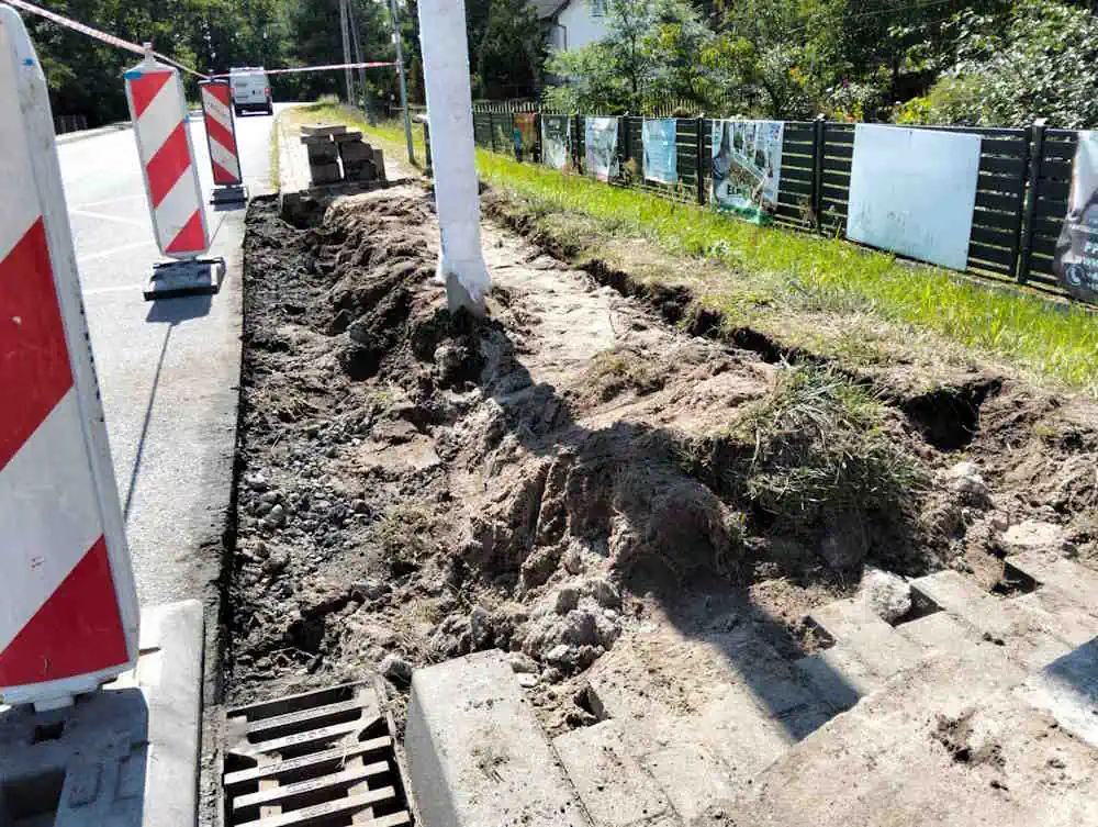 Jak powstawało II przejście dla pieszych na DW 283 w Barcikowicach