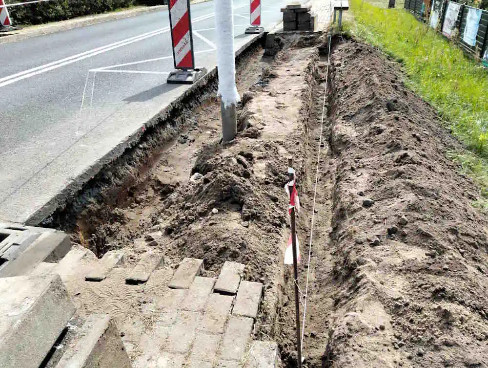 Jak powstawało II przejście dla pieszych na DW 283 w Barcikowicach